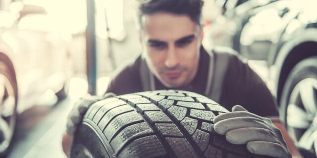 tire repair services, checking tires tread